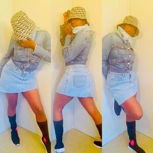 TOMMY HILFIGER DENIM SKIRT